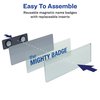 Avery Mighty Badge Name Badge Holder Kit, Horizontal, 3x1, Laser, Slvr, PK50 7771171208